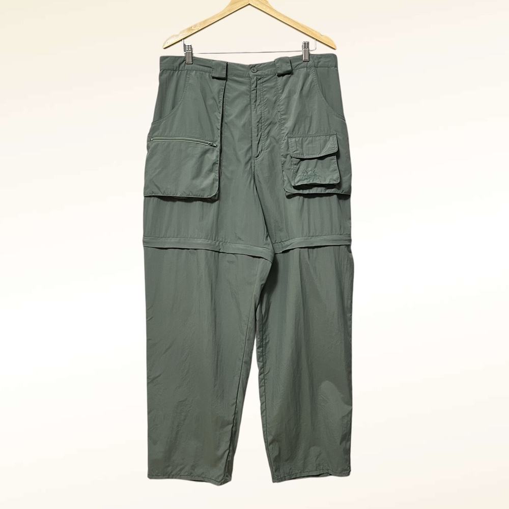 Cabela's Mens Guidewear Convertible Cargo Pants Size XL Nylon Outdoor Utility